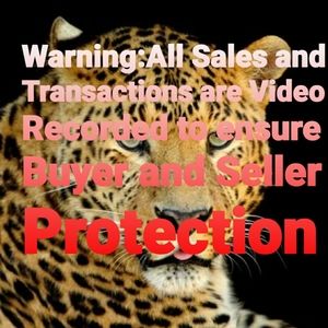 Warning All Sales and Transactions are Recorded